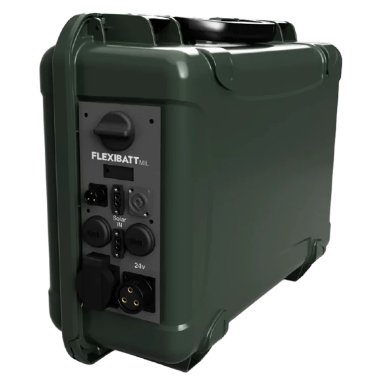 Flexibatt PRO MIL - Захищена модульна акумуляторна система живлення пристроїв змінного струму та на 24 В