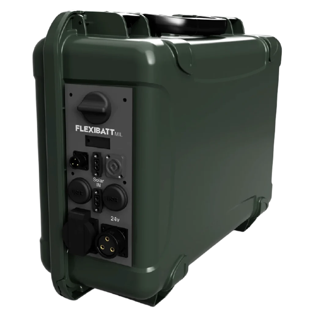 Flexibatt PRO MIL - Захищена модульна акумуляторна система живлення пристроїв змінного струму та на 24 В