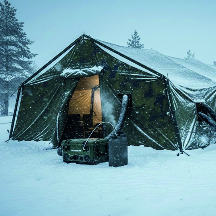 Високопродуктивний військовий обігрівач Euroheater 8D - ціна - пальне - огляд